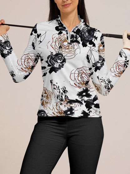 Botanical Polo Ropa Golf Mujer UPF50+