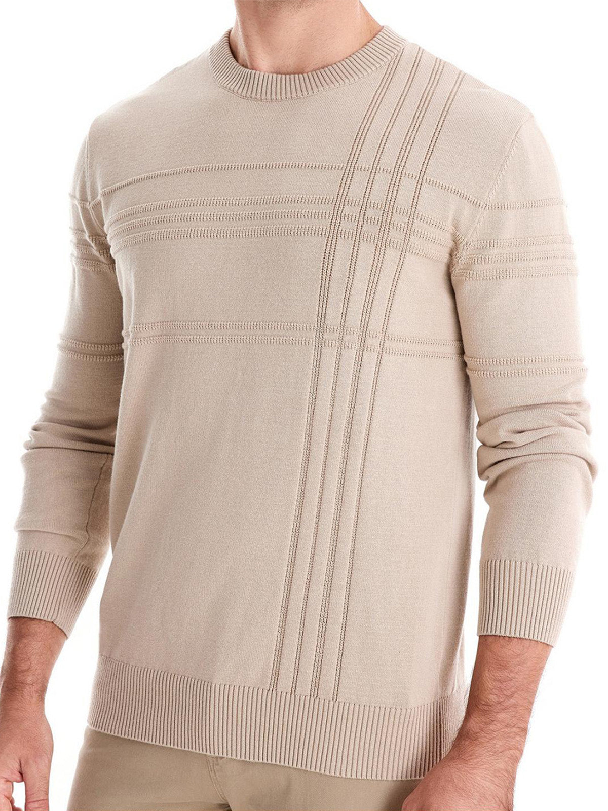 More Than Basic Men's Golf Crewneck Sweater