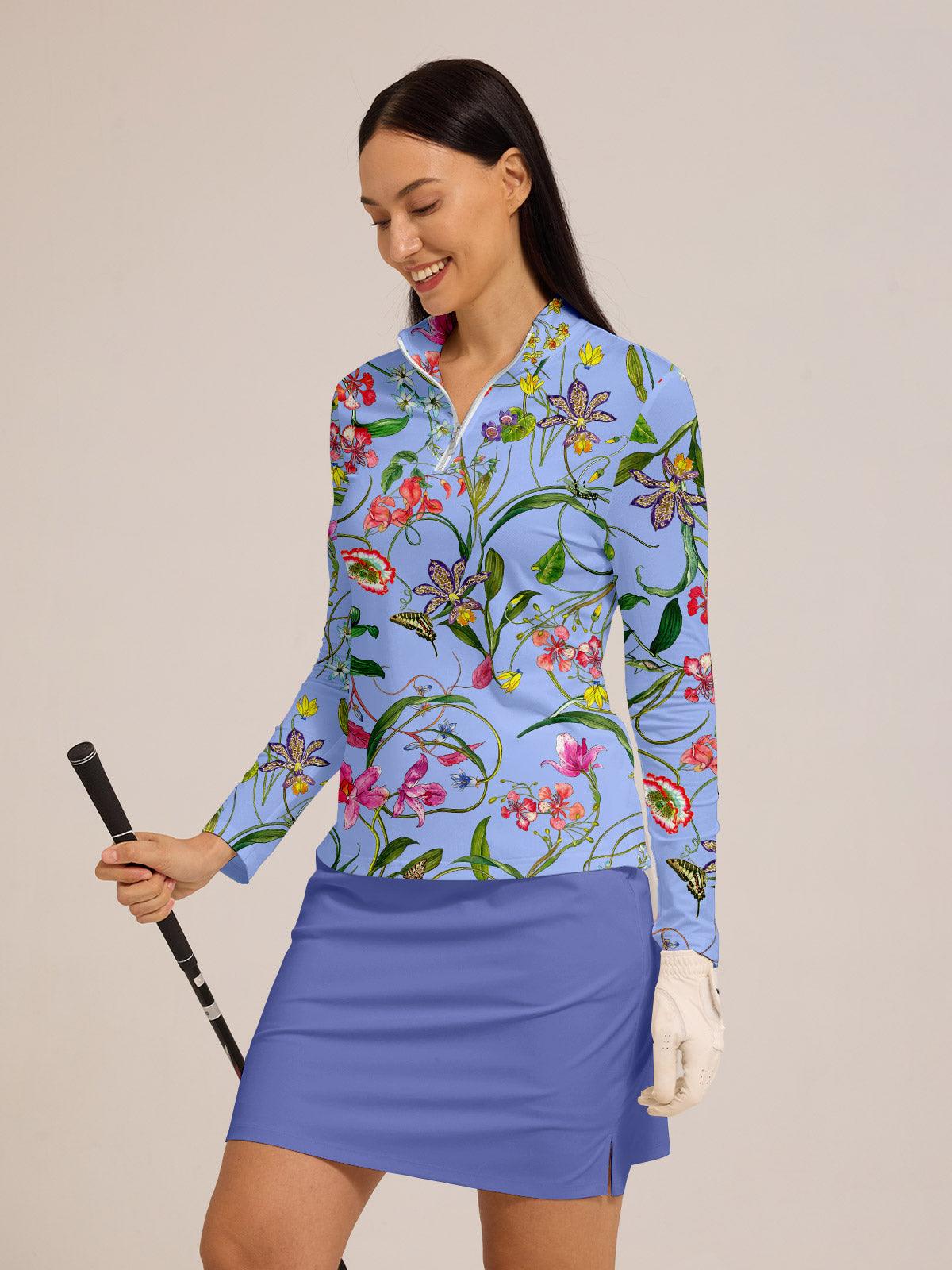 Botanical Polo Abbigliamento Golf Donna UPF50+