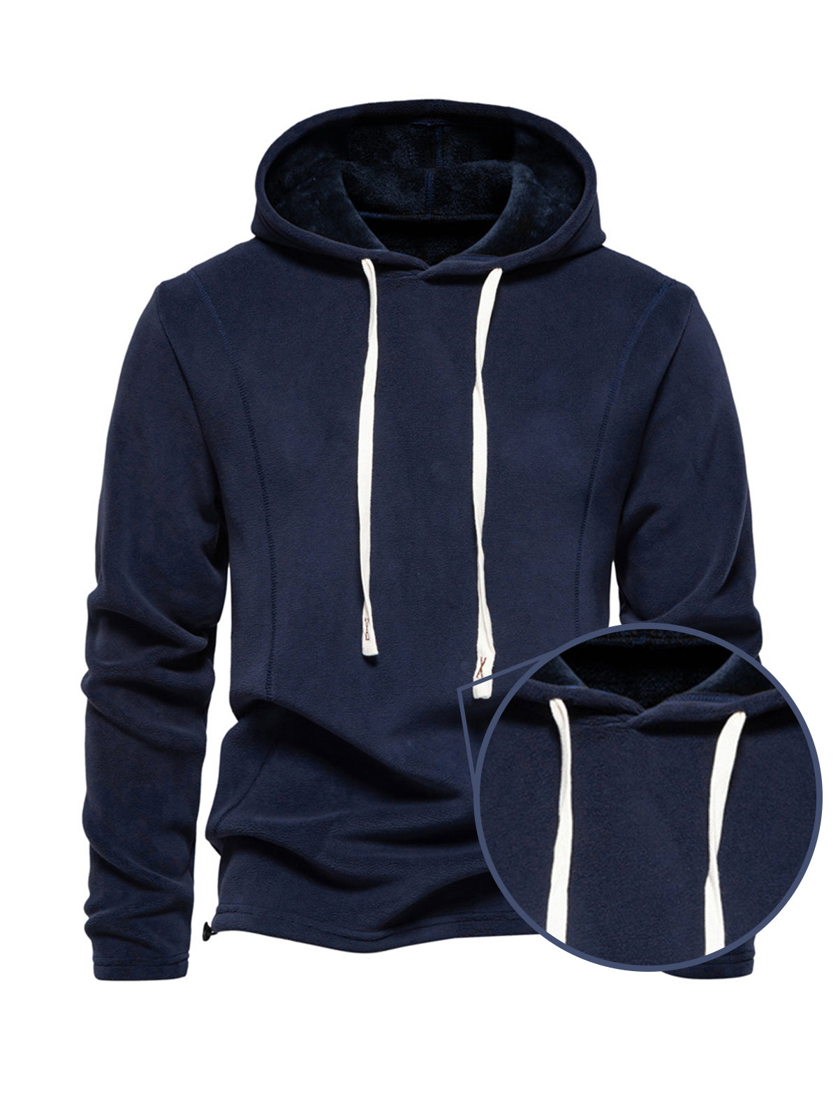 More Than Basic Men's Golf Hooded Lace Up Sweatshirt