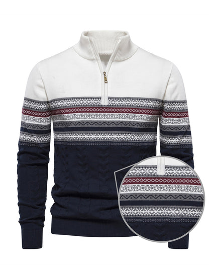 More Than Basic Men's Golf Quarter Zip Sweater