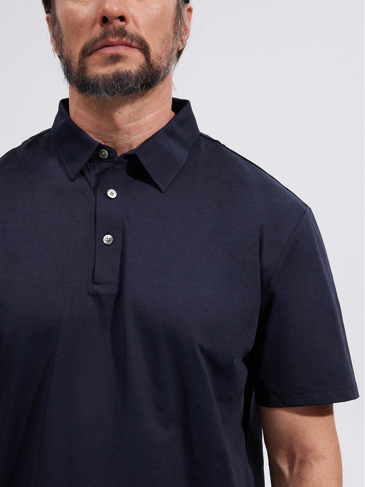 More Than Basic Men's Polo Top Sun Protection