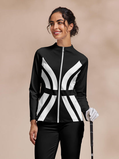 Hyper prep Golf Chaqueta mid layer Ropa Golf Mujer