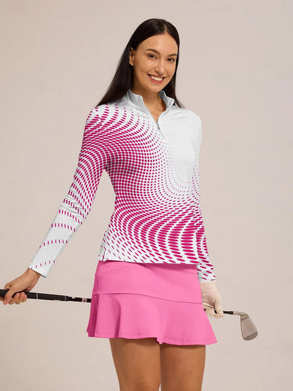 Hyper-prep Golf Shirt Quarterzip UPF50+