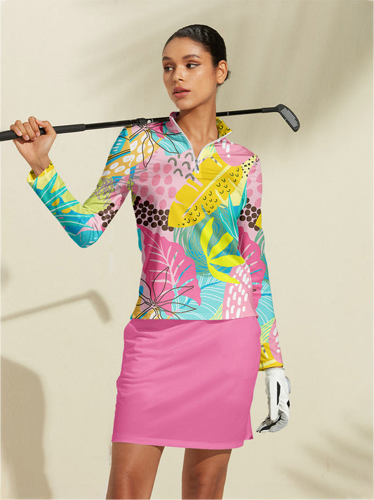 Tropical Polo Ropa Golf Mujer UPF50+