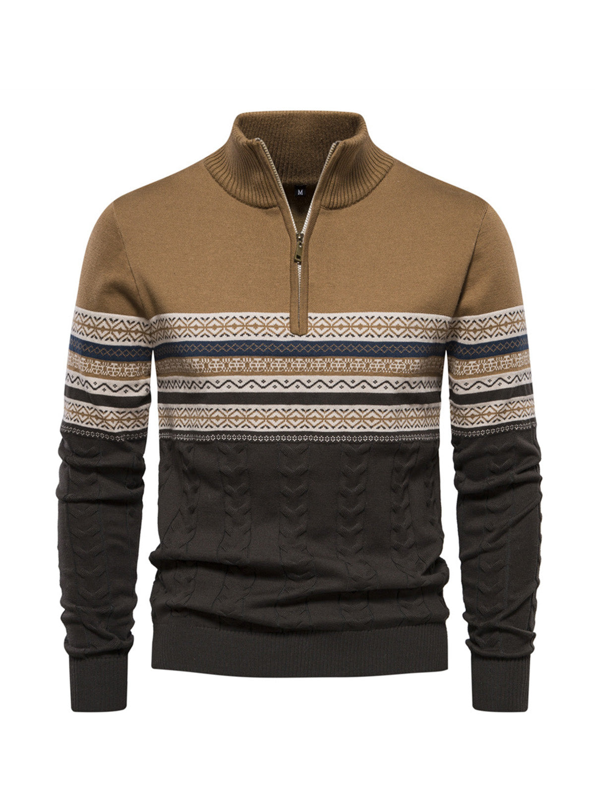 More Than Basic Men's Golf Quarter Zip Sweater