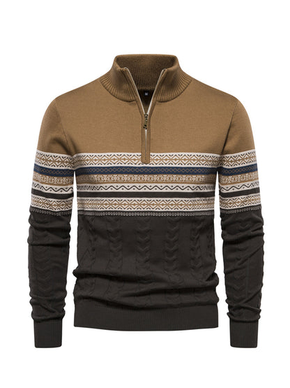 More Than Basic Men's Golf Quarter Zip Sweater