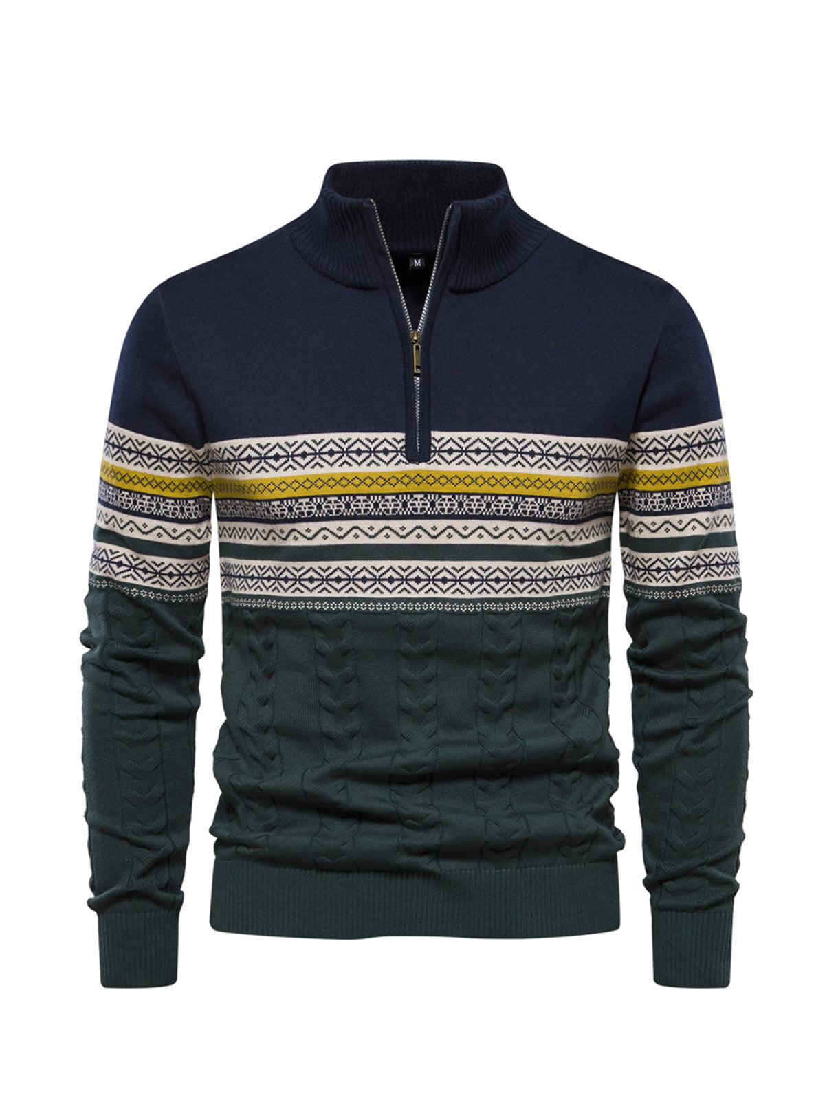 More Than Basic Men's Golf Quarter Zip Sweater