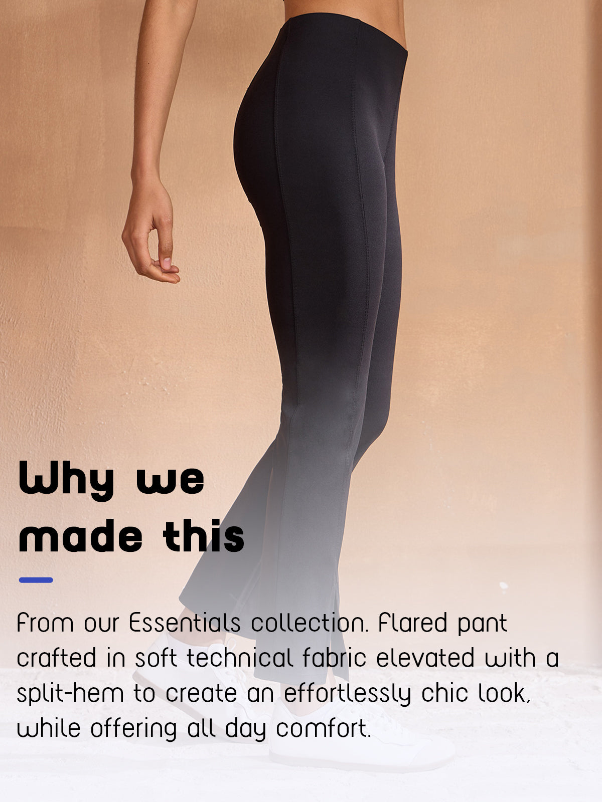 More Than Basic 31 Inch High Waist Flare Pants