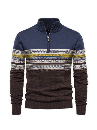 More Than Basic Men's Golf Quarter Zip Sweater