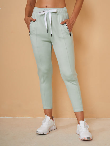 Chic Drawstring Capri Jogger Pantaloni Abbigliamento Golf Donna