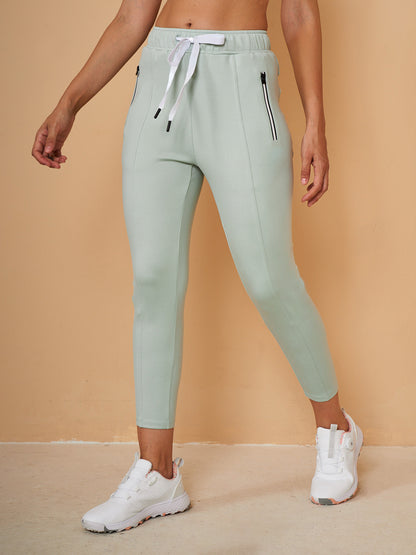 Chic Drawstring Capri Jogger Pantaloni Abbigliamento Golf Donna