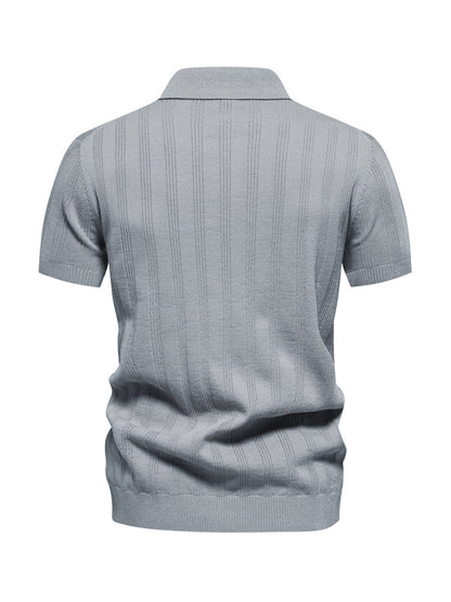 Herren Knit Polo Top UPF50+ golfbekleidung