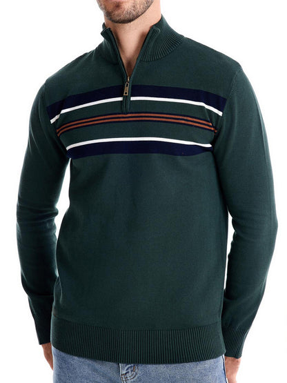 More Than Basic Men's Golf Quarter Zip Sweater