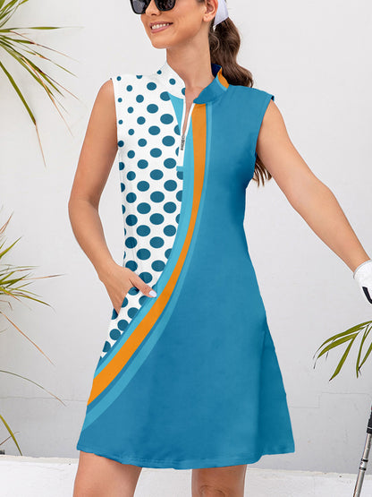 Nautical Vestido Ropa Golf Mujer UPF50+