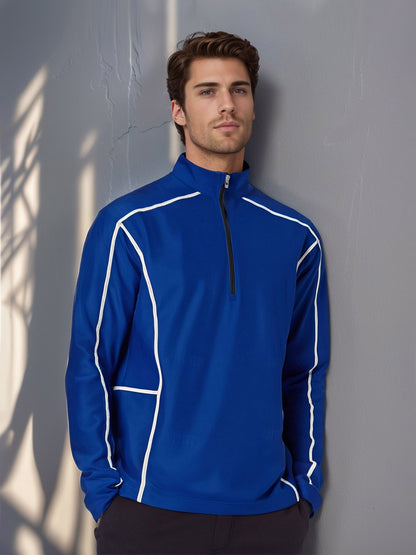 Chemise de golf pour homme More Than Basic Quarterzip UPF50+