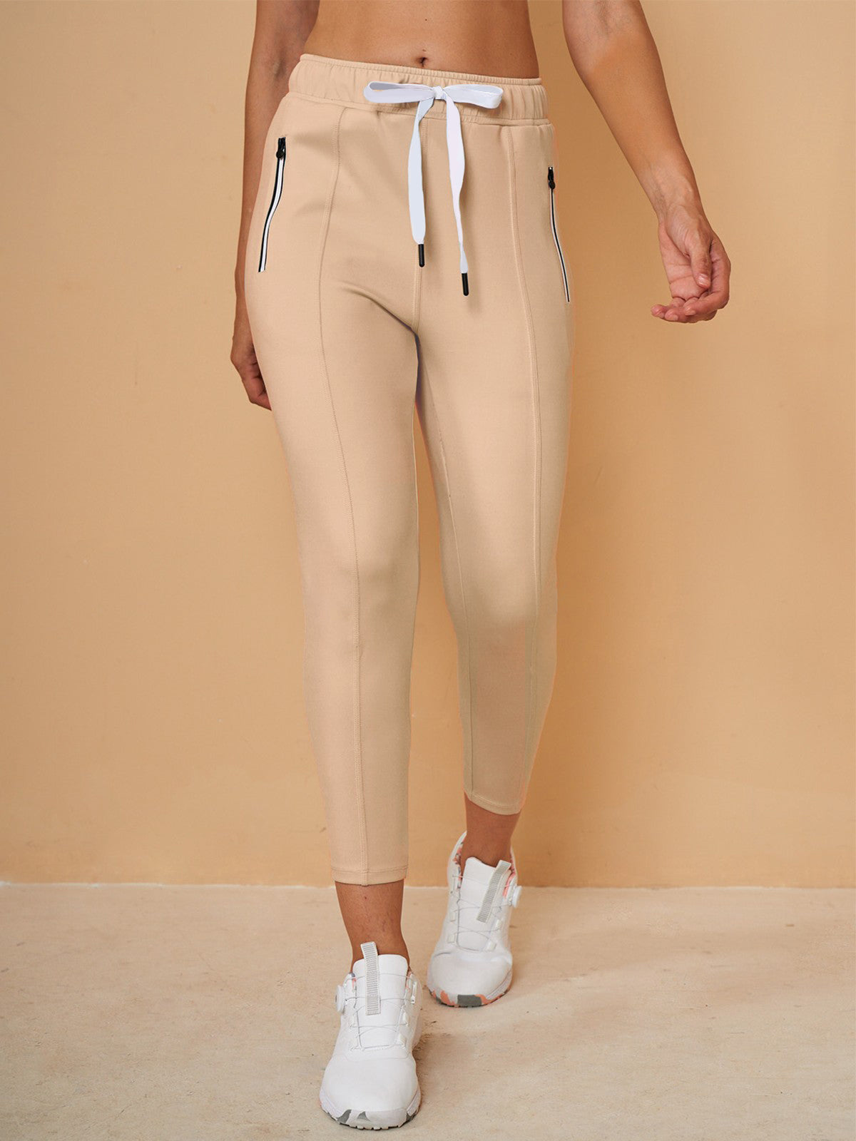 More Than Basic Drawstring Capri Sweatpants