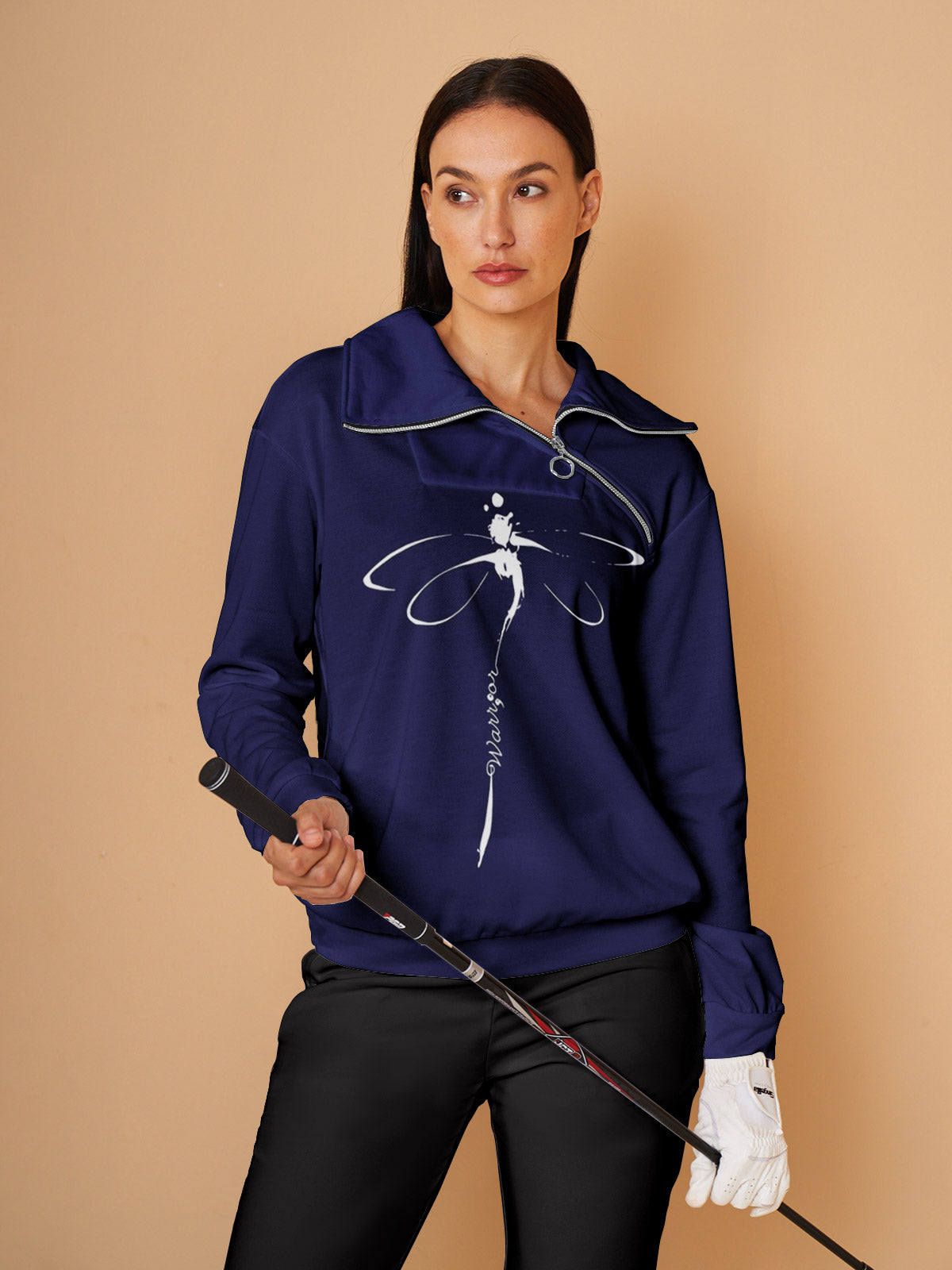 Hyper Golf Felpa Abbigliamento Donna