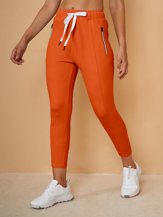 Golfmode Damen Capri-Jogginghose mit Kordelzug