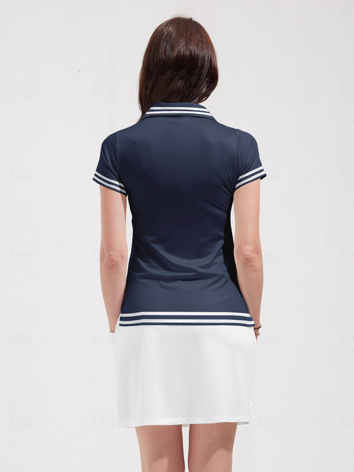 Playful Nautical Polo Top UPF50+