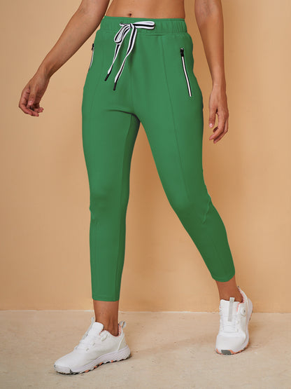 Chic Drawstring Capri Pantalon Jogging Femme Tenue Golf