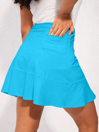 Basic 17 Inch Ruffle Skort UPF50+