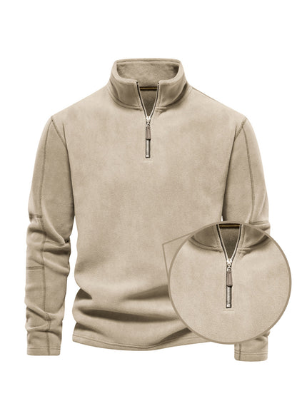 More Than Basic Men's Golf Quarter Zip Sweatshirt