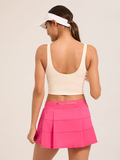 Chic Pickleball & Tennis 13.5 Inch Falda Pantalon Ropa Mujer