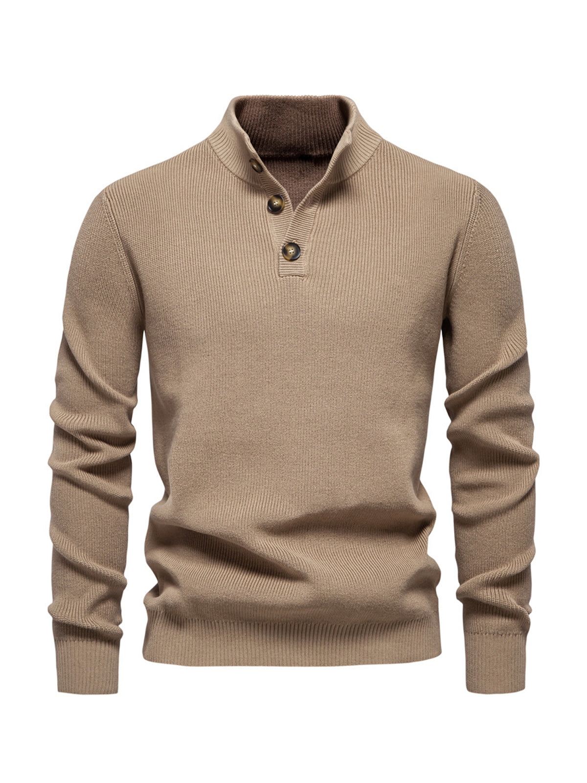 More Than Basic Men's Golf Button Sweater