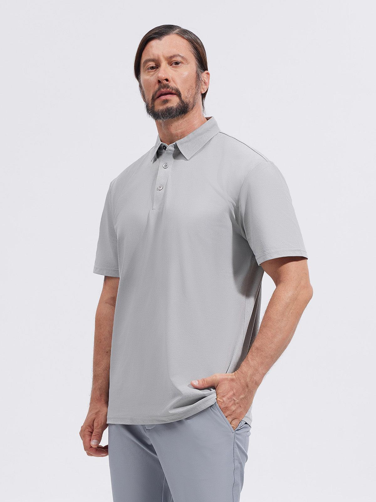 More Than Basic Men's Polo Top Sun Protection