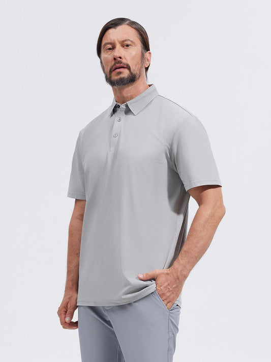 Chic Uomo Polo Protezione Solare Abbigliamento Golf