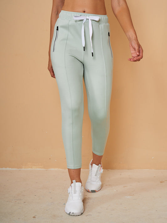 Golfmode Damen Capri-Jogginghose mit Kordelzug