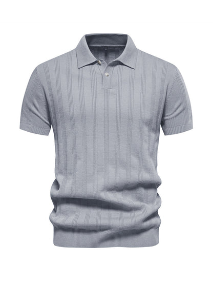 Herren Knit Polo Top UPF50+ golfbekleidung