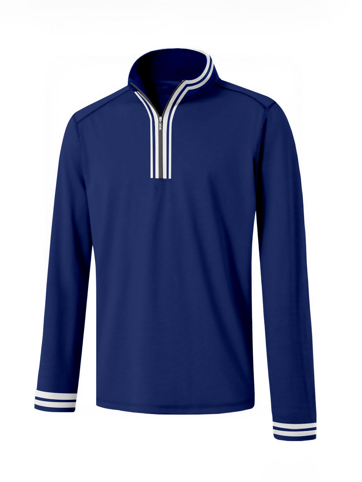 Polo de golf pour homme avec fermeture éclair 1/4 UPF50+