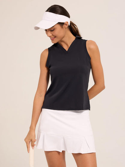 Chic Pickleball & Tennis Polo Ropa Mujer UPF50+