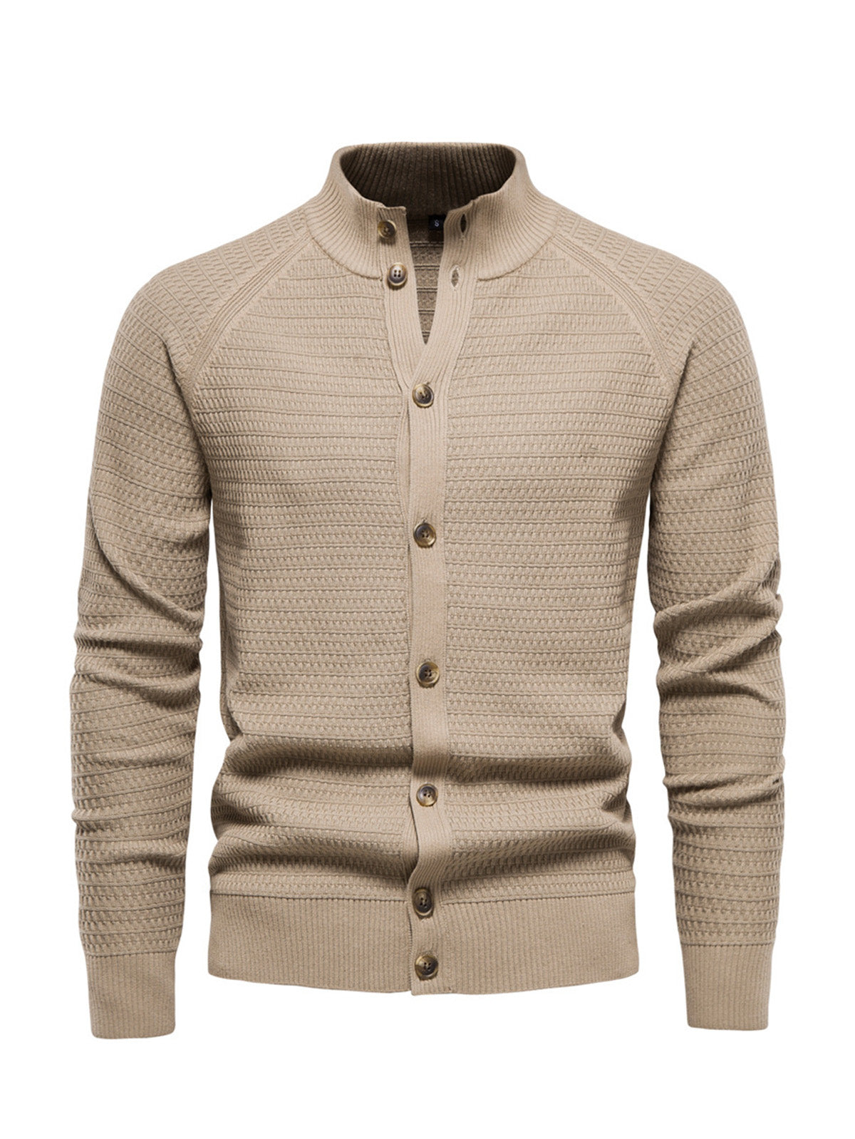  Herren Golf Strick Cardigan mit Knöpfen