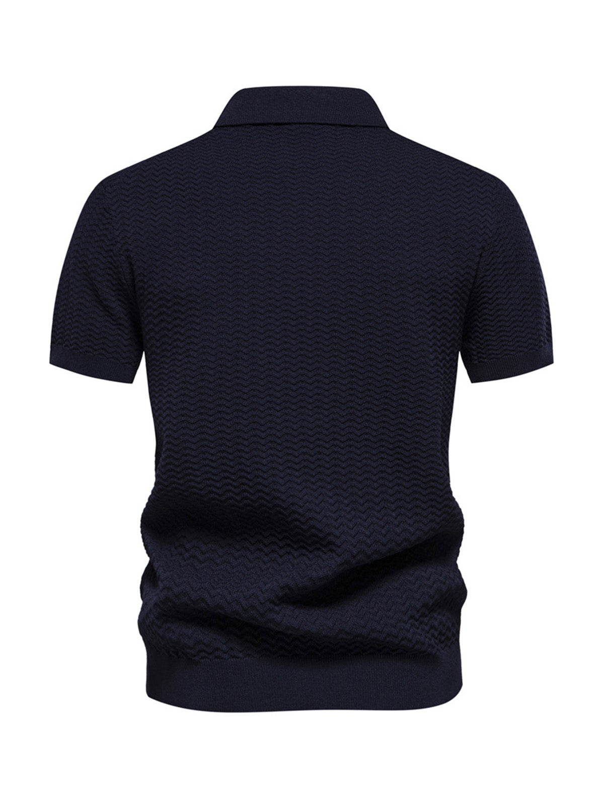 Herren Knit Zip Polo Top UPF50+ golfbekleidung