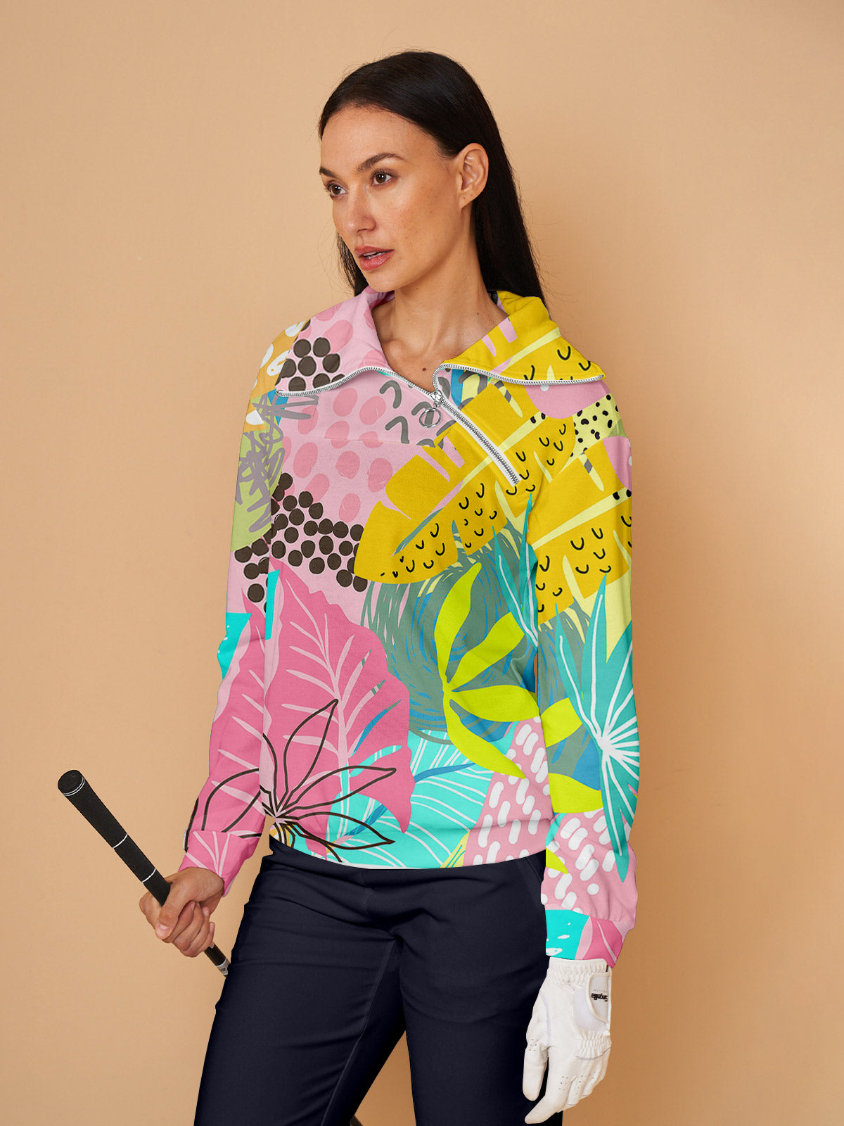 Sweat-shirt de golf tropical tendance