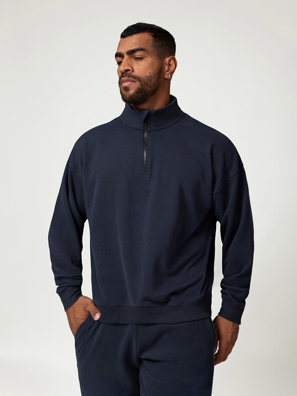 More Than Basic Men's Golf Quarter Zip Sweatshirt