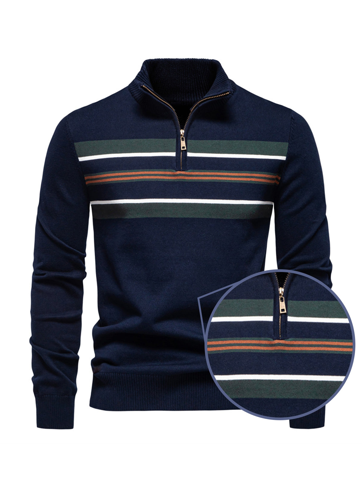 More Than Basic Men's Golf Quarter Zip Sweater