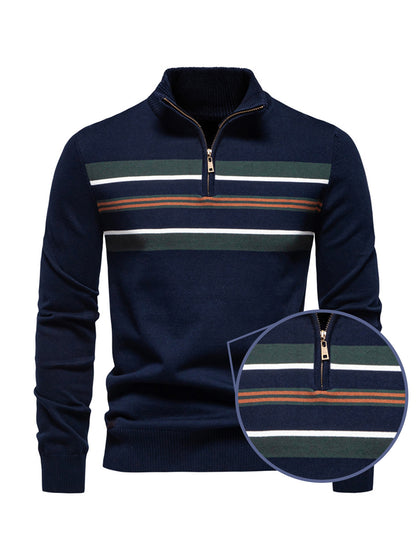 More Than Basic Men's Golf Quarter Zip Sweater