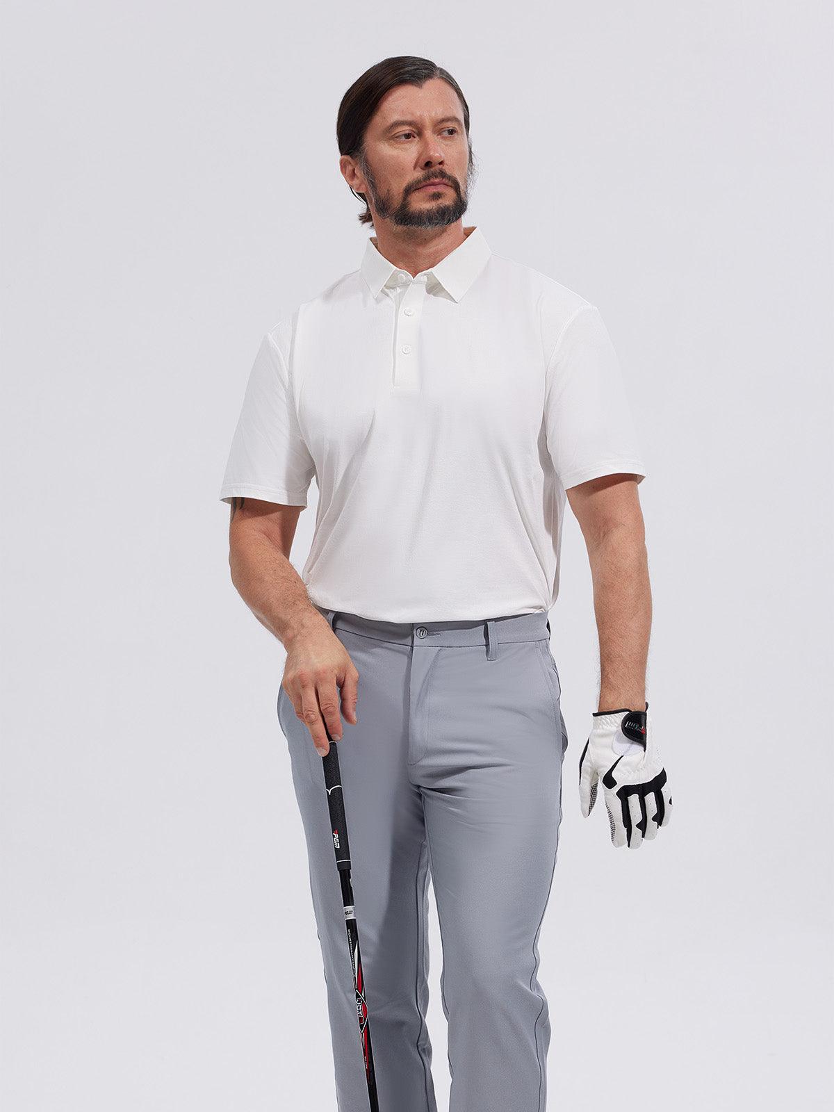 Chic Uomo Polo Protezione Solare Abbigliamento Golf