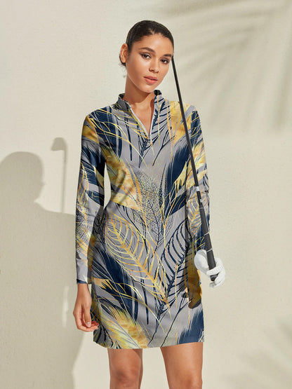 Botanical Energy Long Sleeve Dress UPF50+