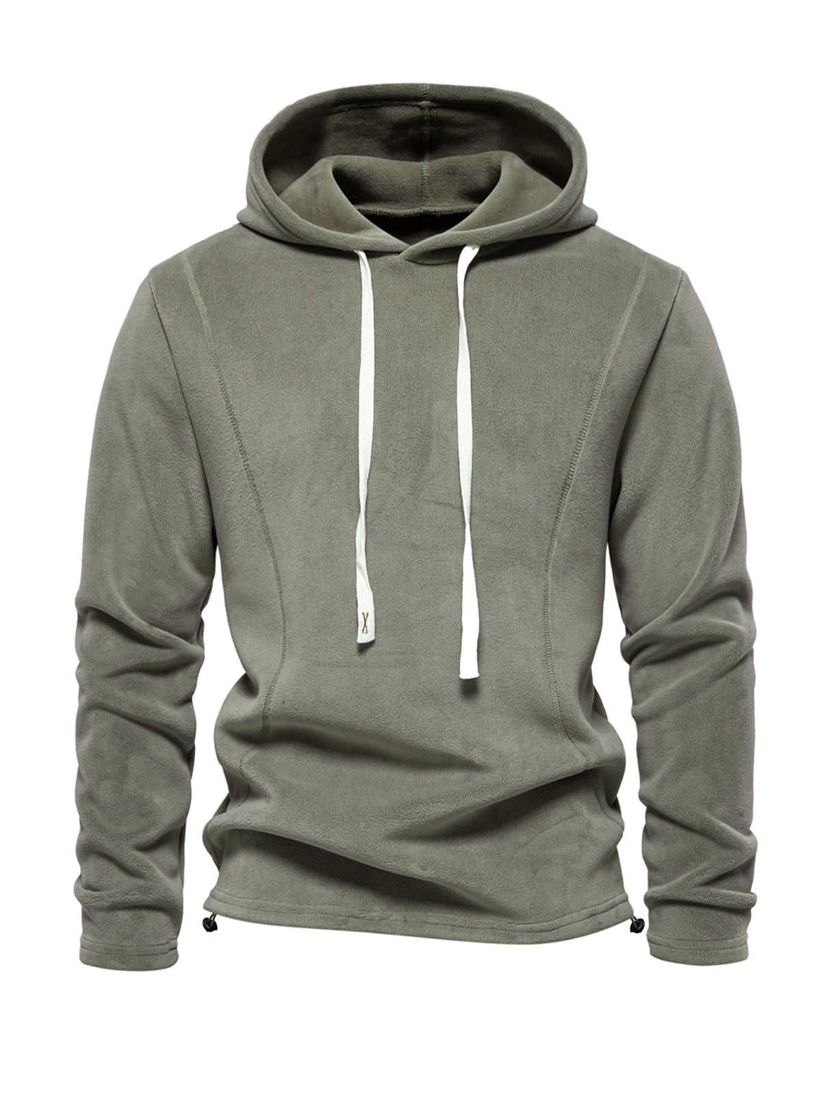 More Than Basic Men's Golf Hooded Lace Up Sweatshirt