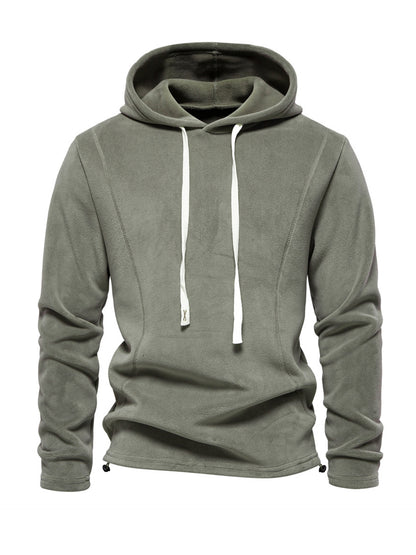 More Than Basic Men's Golf Hooded Lace Up Sweatshirt