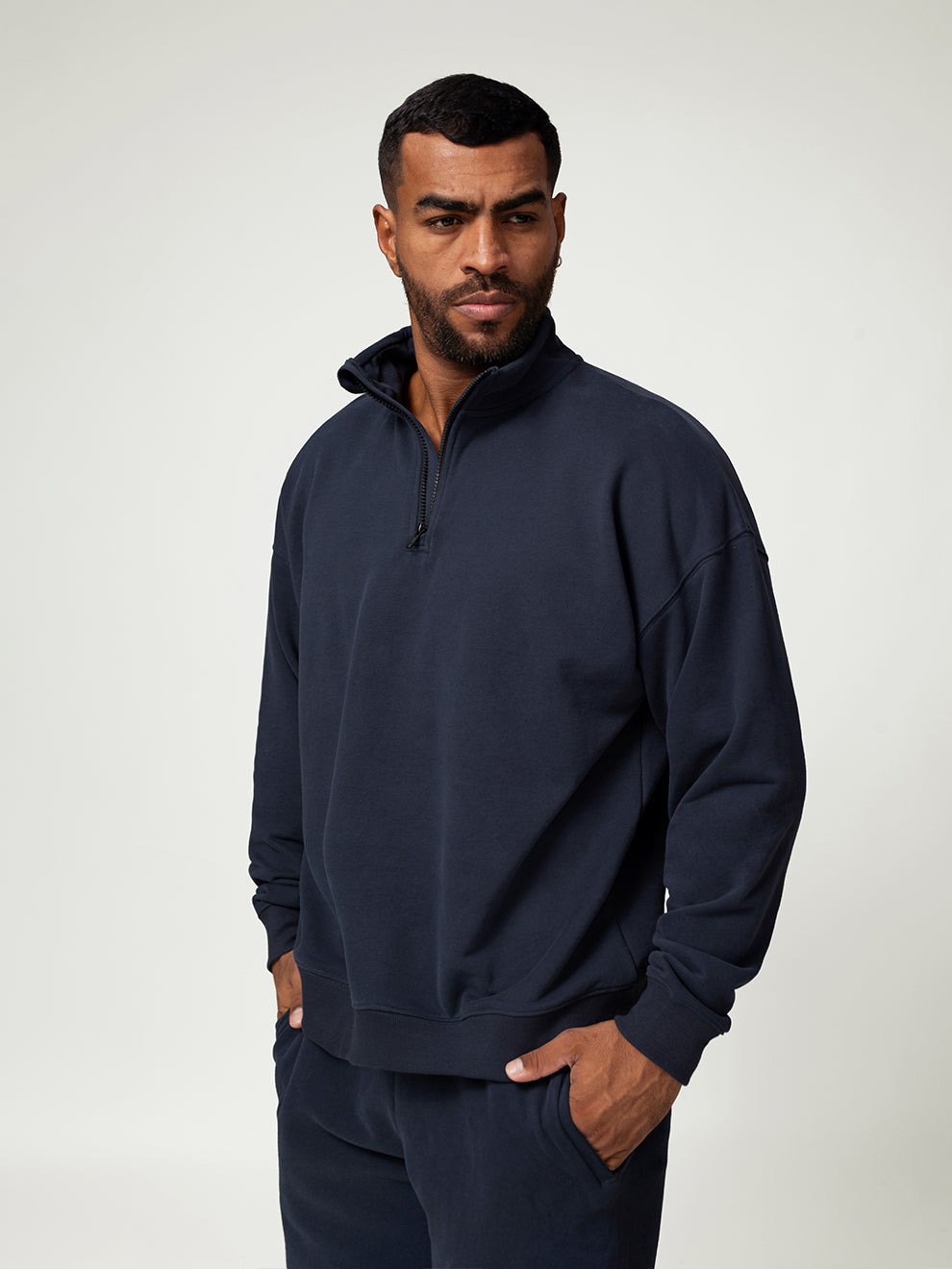 More Than Basic Men's Golf Quarter Zip Sweatshirt