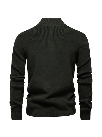 More Than Basic Men's Golf Button Sweater