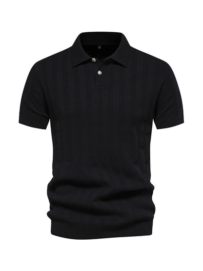 Herren Knit Polo Top UPF50+ golfbekleidung