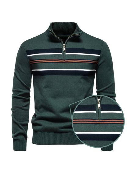 More Than Basic Men's Golf Quarter Zip Sweater