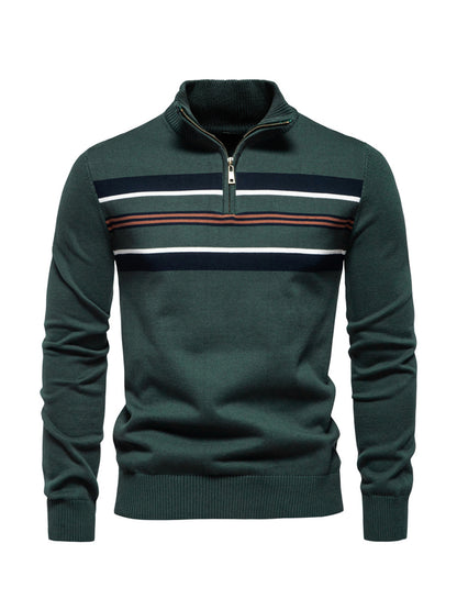 More Than Basic Men's Golf Quarter Zip Sweater